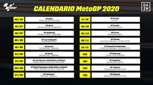 Consulta todos los horarios, fechas y resultados de todas las carreras. Motogp 2020 Oficial Motogp Publica Su Calendario 2020 Con 13 Carreras Europeas Marca Com
