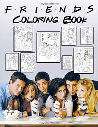 Friends quotes at doodle art alley. Friends Coloring Book Friends Tv Show Coloring Books With Easy And Relaxing Design Park Edward 9798631213760 Amazon Com Books