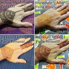 Gently wash it off afterwards. Henna Oxidation How A Mehndi Stain Develops Henna Color Henna Henna Tattoo