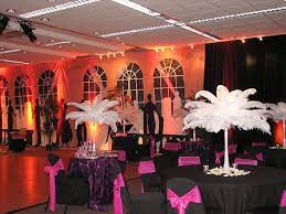 Jazz theme decorations are great for adding some style to your event! A Jazz Theme Wedding Reception Twenties Party Jazz Theme Wedding Roaring Twenties Party