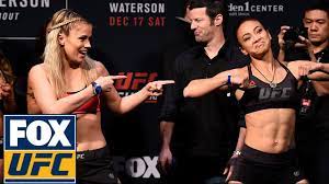 What's your favorite fight left in 2017? Paige Vanzant And Michelle Waterson Have A Dance Off At Their Weigh In Ufc On Fox Youtube