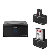 Orico 2 5 3 5 Inch Sata2 0 Usb3 0 Esata External Hard Drive Dock Black 8618sus3