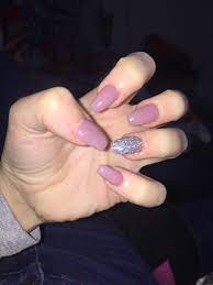 Coffin Shape Acrylic Pink Acrylic Nails Acrylic Nails Short Acrylic Nails