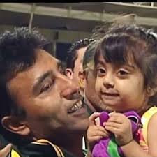 This Pakistani cricketer who married his cousin, she worked as..., his name  is...