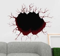 See more ideas about room design, house interior, design. 3d Hole Living Room Wall Decor Tenstickers