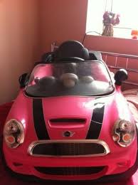 Mini Cooper Cabriolet Pink Kids Electric Car 2 Pink Kids Cabriolets Mini Cooper