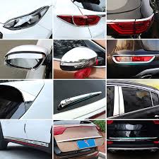 Bei uns mit einteiligem heckscheiben sonnenschutz ! For Kia Sportage Ql 2016 2017 2018 2019 Chrome Front Rear Fog Light Side Door Mirror Cover Trim Body Molding Strip Car Styling Chromium Styling Aliexpress