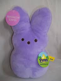New Just Born Large Marshmallow Scented Lavender Peeps Stuffed Rabbit Plush 9 Large Bunny Stuffed Animal Big Stuffed Animal Rabbit Plush