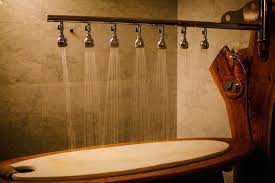 They installed a new shower fixture in our old claw foot tub and fixed the. What Is A Table Shower The History Benefits