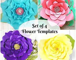 Maybe you would like to learn more about one of these? Giant Paper Rose Printable Flower Templates And Svg Cut Files Diy Large Paper Rose Pattern With Tutorial Set Of 4 Sizes Paper Party Supplies Origami