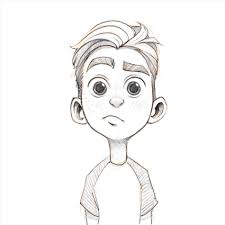Pin By Hollybackus On Magical Miniatures Project 2 Drawing Cartoon Characters Cartoon Characters Sketch Boy Cartoon Drawing