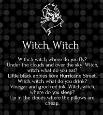 Poem read on a good witch : Witch Poems Song Of The Witches Double Double Toil And Trouble