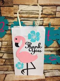Thank You Gift Bags For Birthday Parties Flamingo Party Favor Bag Flamingo Thank You Gift Bag Flamingo Party Favors Flamingo Birthday Flamingo Party