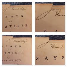 Select from premium john hancock signature of the highest quality. Help Identifying Signature Cut From Both Volumes Of My 1777 David Hume Essays And Treatises On Several Subjects Looks Similar To A John Hancock Signature But Does Anyone Know Someone Who Might