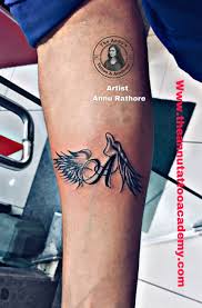 These types of tattoos are . A Alphabet With Wings Tattoo Design Nametattoo Black White Tattoo Annurathore Annu Rathore Annuart A Wing Tattoo Designs Wings Tattoo S Tattoo
