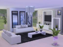 Salon Sims 4 Maison Sims Sims Sims 4 Maison