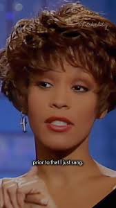 Whitney Houston singing accapella