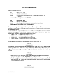 Contoh surat tersebut juga bisa anda download dan print langsung. Contoh Surat Perjanjian Sewa Rumah Contohpedi C0m 1 Docx