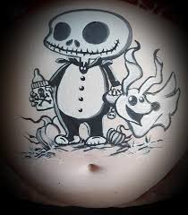5 Star Face Painting Halloween Baby Bump Thinking Of Something A Bit Different For Halloween I Also Paint Baby Bumps Facebook