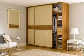 Cream Glass And Walnut Dado Http Www Sliderobes Com Sliding Wardrobe Category Bedrooms Desi Fitted Bedroom Furniture Sliding Wardrobe Sliding Wardrobe Doors