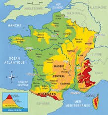 Chaque mer et ocean est bien sur localisable sur la carte ce qui fait de geoprimo un outil indispensable a la connaissance de ces oceans et mers qui nous entourent. France Relief Map Geographie France Montagne Histoire Europeenne