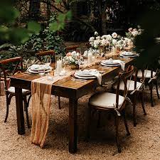 If you have a party outside, our garden set is fantastic as well. Tables Chairs Party Time Rentals