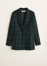 Structuré tissu à carreaux écossais tissu en coton revers manches longues avec poignets boutonnés deux poches à rabat ouverture à l'arrière fermeture à double boutonnage doublure. Epingle Sur Clothes