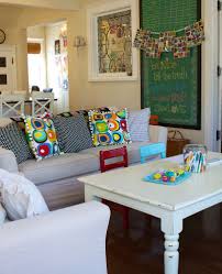 Furnish a living room that encourages play without turning your space into a permanent kids' zone. Whatever Other Photos Family Friendly Living Room Kid Friendly Living Room Kid Friendly Family Room