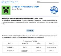 Level 4 averages nearly 90,000 diamonds distributed over a . G7 Combining Like Terms Distribution Code For Minecrafting Performance Task