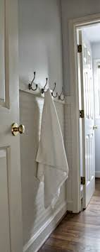 This idea will suite you if having four or five kids. 39 The Towel Bar Vs The Hook Ideas Towel Bar Bathroom Decor Kids Bathroom