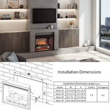 Check spelling or type a new query. Gavin 26 Inches Electric Fireplace Insert With Log Speaker Designed For Stud Wood Burning Opening Cabinet Wood Mantel Remote Control 750 1500w Black Dataglove Com