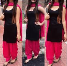 Online women ethnic wear shooping store with exclusive and latest trending sarees, salwar suits, lehenga cholis and much more. Salwar Kameez Cotton Plain Patiala Suit Dupatta Material Zipker