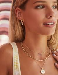 Juliette Strand Necklace in White Crystal