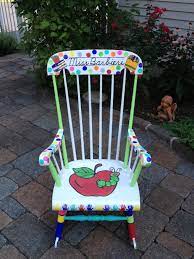 teacher rocking chair design custom teacher chair design etsy teacher rocking chairs teacher chairs painted teacher chair