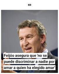 El líder del PP, Alberto Núñez Feijóo, ha manifestado este sábado, Día  Internacional del Orgullo LGTBI+ 2025, que 'no se puede discriminar a nadie  por amar a quien ha elegido amar'. A