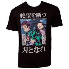 Demon slayer manga merch, gift set for kimetsu no yaiba japanese anime fan include drawstring bag, mask, stickers, wristband, keychain, necklace $15.99 $ 15. Demon Slayer Kimetsu No Yaiba Demon Slayer Tanjiro And Nezuko T Shirt Large Walmart Com Walmart Com