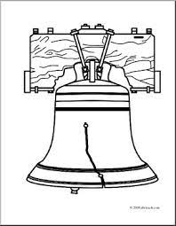 You can also use this coloring sheet as a poster in your kid's room. Clip Art Liberty Bell Coloring Page I Abcteach Com Abcteach