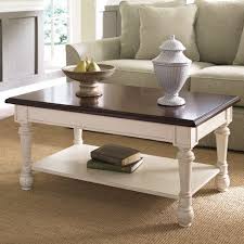 With Its Cantilevered Moldings Cabriole Legs And Beadboard Details This 2 Tone Coffee Table Makes A Classic Stage Coffee Table Furniture Cool Coffee Tables