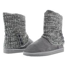 Women's ugg classic cardy button knit boots size 7m grey sheepskin. 385 Fifth Women S Ashlyn 3 Button Triplet Ribbed Crochet Knit Faux Suede Fur Lined Cold Weather Sweater Boot Heather Grey 7 M Us Buy Online In Aruba At Aruba Desertcart Com Productid 45044195