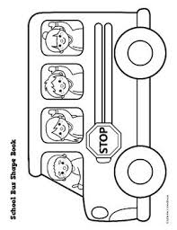 Back To School Shape Books Free Shape Books Back To School Pictures School Coloring Pages
