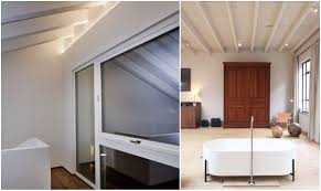 Illuminazione led casa lluminare a led una mansarda. Luci Led In Soggiorni E Bagni Con Travi A Vista Easyrelooking