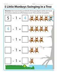 Check out five little monkeys swinging in a tree by munchkin music on amazon music. 5 Little Monkeys Swinging In A Tree Worksheet Education Com