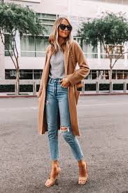 High leg boots that do not have any stretch material in them will not fit everyone. J Crew Camel Coatigan Outfit Fashion Jackson
