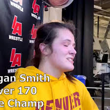 Denver's Morgan Smith pins the returning champ to win a girls' state  wrestling title