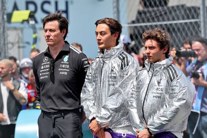 Mercedes boss Toto Wolff warns Kimi Antonelli about 'killer' F1 rival  George Russell | Crash.net