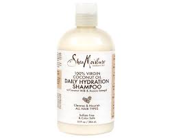 100 Virgin Coconut Oil Daily Hydration Shampoo Shea Moisture Products Coconut Oil Shampoo Oil Shampoo