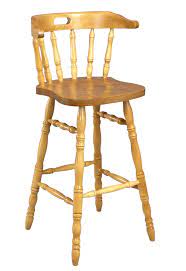 Tobias designs wood barstool selection. Tall Captains Bar Chair Pub Chairs By Trent Furniture