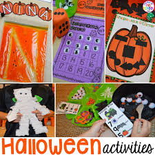 Please use discretion when doing the activities with children and only do activities that you feel are safe for. Halloween Activities And Centers For Preschool Pre K And Kindergarten Pocket Of Preschool