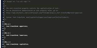 Pandas.dataframe.rename() is a function that changes any index or column names individually with dict, or it the dataframe.rename() method is quite useful when we need to rename some selected columns because we need to specify the information only for the columns which are to be renamed. How To Make Text Uppercase Css Code Example