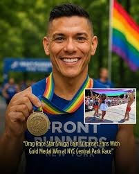 Drag race star wins gold medal at NYC race